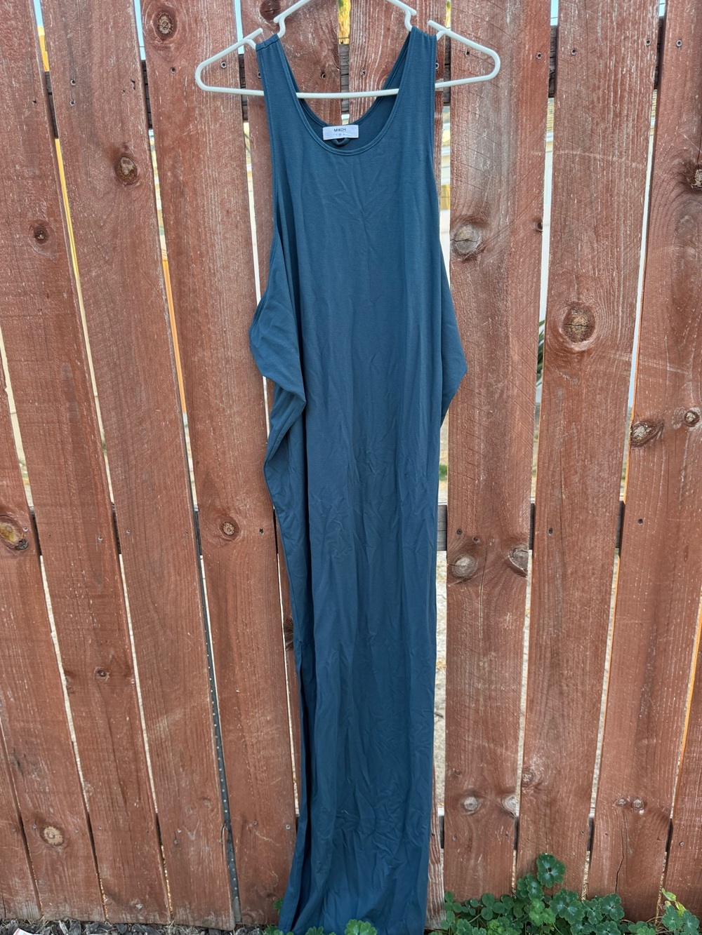 Mikoh Dark Turquoise Oversized Maxi Dress Size Small